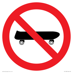 P924 Prohibition: No skateboarding